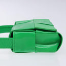 BOTTEGA VENETA Candy Cassette Shoulder Bag Leather Green Auth 137872-4
