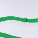 BOTTEGA VENETA Candy Cassette Shoulder Bag Leather Green Auth 137872-8