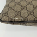 GUCCI GG Supreme Shoulder Bag PVC Beige Gold 201538 Auth 137883-8