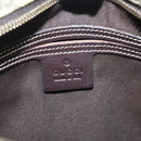 GUCCI GG Supreme Shoulder Bag PVC Beige Gold 201538 Auth 137883-19