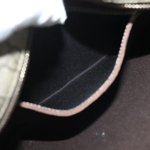 GUCCI GG Supreme Shoulder Bag PVC Beige Gold 201538 Auth 137883