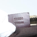 GUCCI GG Supreme Shoulder Bag PVC Beige Gold 201538 Auth 137883-12