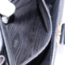 CELINE Macadam Canvas Hand Bag PVC Leather Black Gold Auth 137885A-11