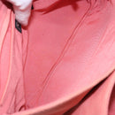 CHANEL Chain 2.55 Choco Bar Shoulder Bag Suede Pink Silver CC Auth 137890-11