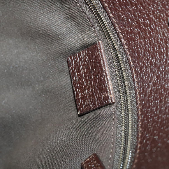 GUCCI GG Canvas Shoulder Bag Beige Silver 120841 Auth 137892