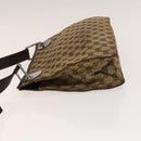 GUCCI GG Canvas Shoulder Bag Beige Silver 120841 Auth 137892-5