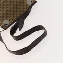 GUCCI GG Canvas Shoulder Bag Beige Silver 120841 Auth 137892-7