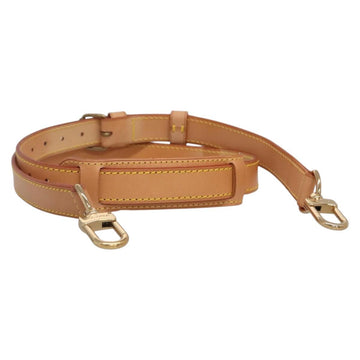 LOUIS VUITTON Adjustable Shoulder Strap Leather 34.6""-42.5"" Beige Auth 137897