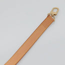 LOUIS VUITTON Adjustable Shoulder Strap Leather 34.6""-42.5"" Beige Auth 137897-10