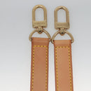 LOUIS VUITTON Adjustable Shoulder Strap Leather 34.6""-42.5"" Beige Auth 137897-11