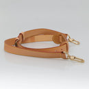 LOUIS VUITTON Adjustable Shoulder Strap Leather 34.6""-42.5"" Beige Auth 137897-3