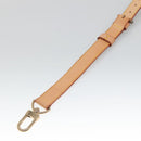 LOUIS VUITTON Adjustable Shoulder Strap Leather 34.6""-42.5"" Beige Auth 137897-8