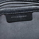 BURBERRY Nova Check Shoulder Bag Canvas Beige Auth 137902-10