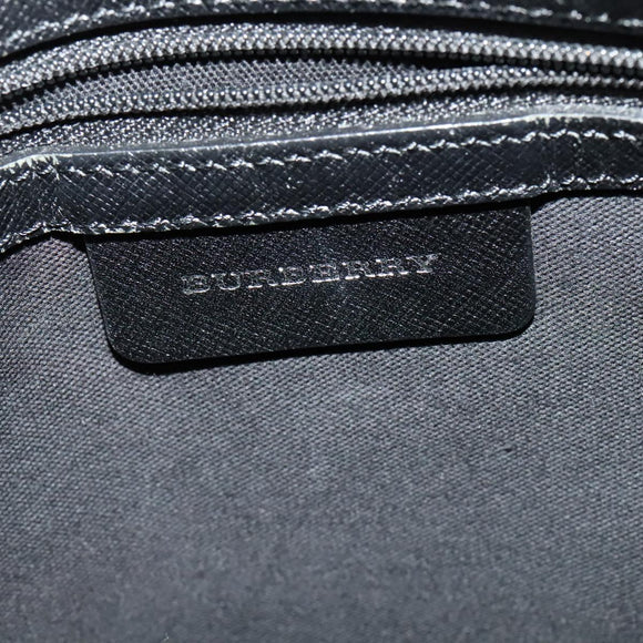 BURBERRY Nova Check Shoulder Bag Canvas Beige Auth 137902