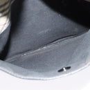 BURBERRY Nova Check Shoulder Bag Canvas Beige Auth 137902-12