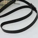 BURBERRY Nova Check Shoulder Bag Canvas Beige Auth 137902-7