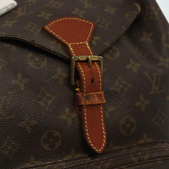 LOUIS VUITTON Monogram Montsouris GM Backpack M51135 LV Auth 137907