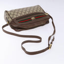 GUCCI GG Supreme Web Sherry Line Bag PVC Beige Gold 56 02 088 Auth 137908-7