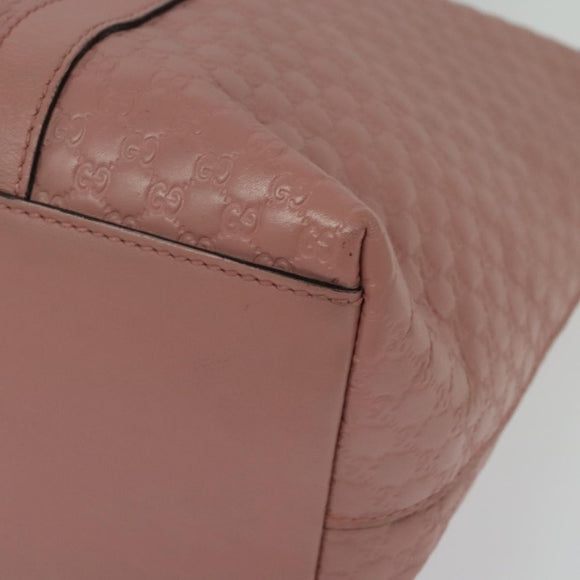 GUCCI Micro GG Canvas Micro Guccissima Bag Leather Outlet 449655 Auth 137915