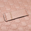 GUCCI Micro GG Canvas Micro Guccissima Bag Leather Outlet 449655 Auth 137915-16