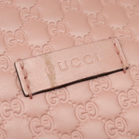 GUCCI Micro GG Canvas Micro Guccissima Bag Leather Outlet 449655 Auth 137915