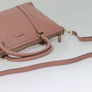 GUCCI Micro GG Canvas Micro Guccissima Bag Leather Outlet 449655 Auth 137915-9