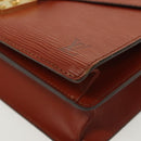 LOUIS VUITTON Epi Concorde Hand Bag Brown M52133 LV Auth 137918-12