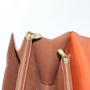 LOUIS VUITTON Epi Concorde Hand Bag Brown M52133 LV Auth 137918-21