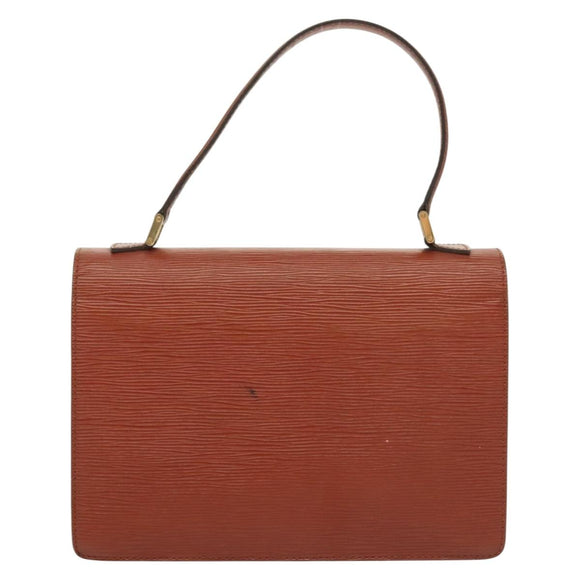 LOUIS VUITTON Epi Concorde Hand Bag Brown M52133 LV Auth 137918