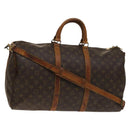 LOUIS VUITTON Monogram Keepall Bandouliere 50 Boston Bag M41416 LV Auth 137921-1