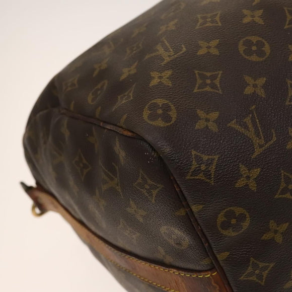 LOUIS VUITTON Monogram Keepall Bandouliere 50 Boston Bag M41416 LV Auth 137921
