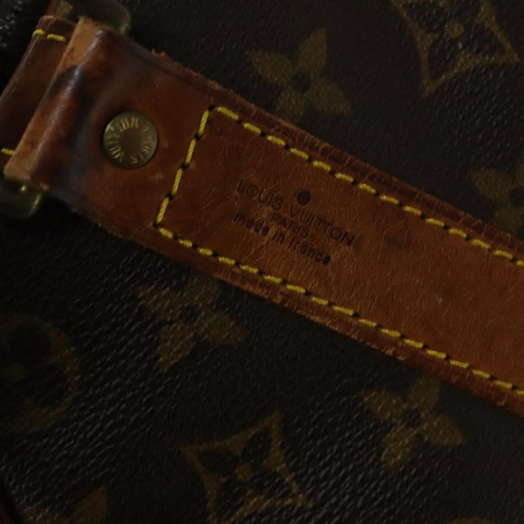 LOUIS VUITTON Monogram Keepall Bandouliere 50 Boston Bag M41416 LV Auth 137921