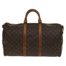 LOUIS VUITTON Monogram Keepall Bandouliere 50 Boston Bag M41416 LV Auth 137921-2