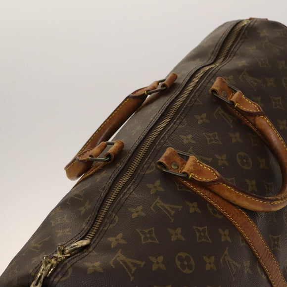 LOUIS VUITTON Monogram Keepall Bandouliere 50 Boston Bag M41416 LV Auth 137921