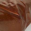 LOUIS VUITTON Monogram Vernis Reade MM Hand Bag Bronze M91143 LV Auth 137923-15