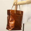 LOUIS VUITTON Monogram Vernis Reade MM Hand Bag Bronze M91143 LV Auth 137923-23