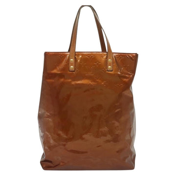 LOUIS VUITTON Monogram Vernis Reade MM Hand Bag Bronze M91143 LV Auth 137923 - 0