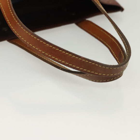 LOUIS VUITTON Monogram Vernis Reade MM Hand Bag Bronze M91143 LV Auth 137923