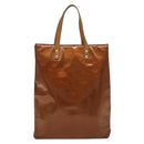 LOUIS VUITTON Monogram Vernis Reade MM Hand Bag Bronze M91143 LV Auth 137924-13