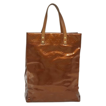 LOUIS VUITTON Monogram Vernis Reade MM Hand Bag Bronze M91143 LV Auth 137924 - 0