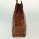 LOUIS VUITTON Monogram Vernis Reade MM Hand Bag Bronze M91143 LV Auth 137924-3