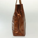 LOUIS VUITTON Monogram Vernis Reade MM Hand Bag Bronze M91143 LV Auth 137924-5
