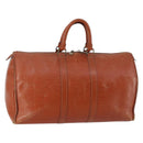 LOUIS VUITTON Epi Keepall 45 Boston Bag Vintage Brown M42978 LV Auth 137926-1