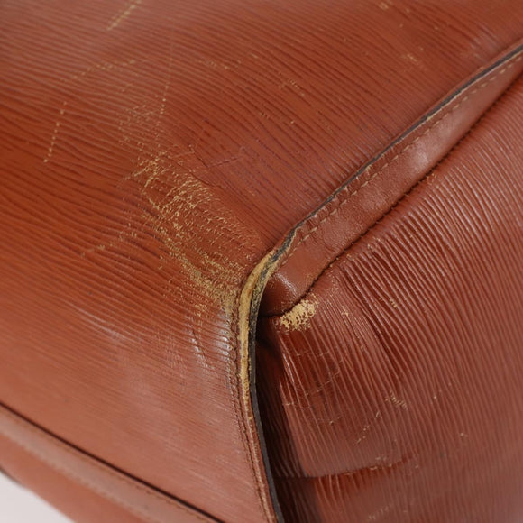 LOUIS VUITTON Epi Keepall 45 Boston Bag Vintage Brown M42978 LV Auth 137926