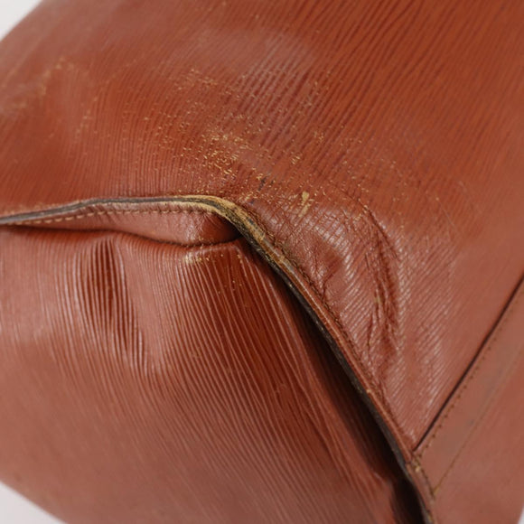 LOUIS VUITTON Epi Keepall 45 Boston Bag Vintage Brown M42978 LV Auth 137926