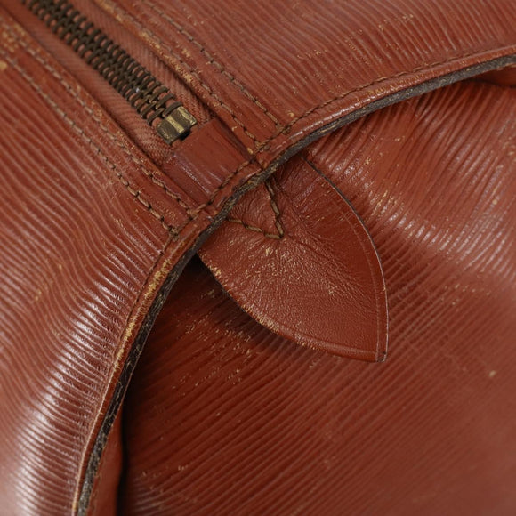 LOUIS VUITTON Epi Keepall 45 Boston Bag Vintage Brown M42978 LV Auth 137926