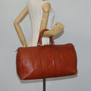 LOUIS VUITTON Epi Keepall 45 Boston Bag Vintage Brown M42978 LV Auth 137926-22