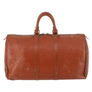 LOUIS VUITTON Epi Keepall 45 Boston Bag Vintage Brown M42978 LV Auth 137926-2
