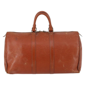LOUIS VUITTON Epi Keepall 45 Boston Bag Vintage Brown M42978 LV Auth 137926 - 0