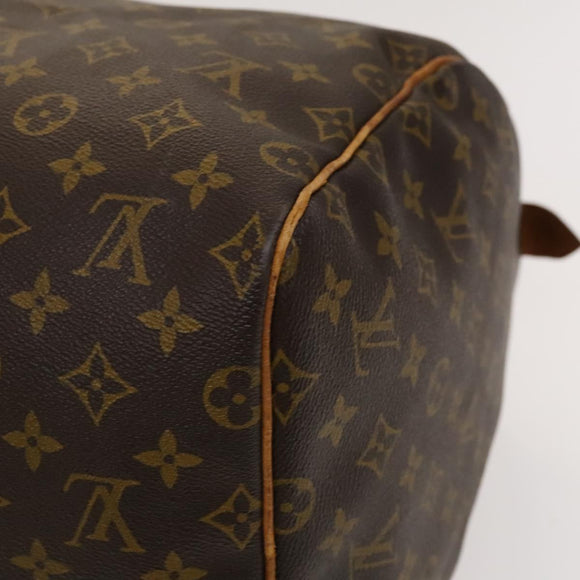 LOUIS VUITTON Monogram Keepall 55 Boston Bag M41424 LV Auth 137935